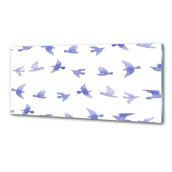 Küchen wandpaneel Schwalben