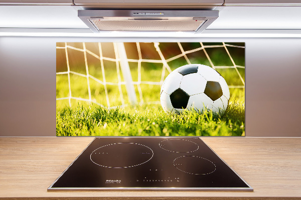 Platte für Küchenrückwand Der Ball ist im Tor