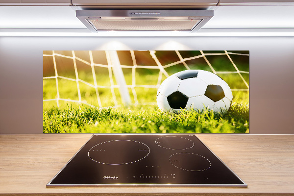 Platte für Küchenrückwand Der Ball ist im Tor
