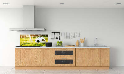 Platte für Küchenrückwand Der Ball ist im Tor