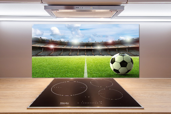Küchen wandpaneel Der Ball auf dem Spielfeld