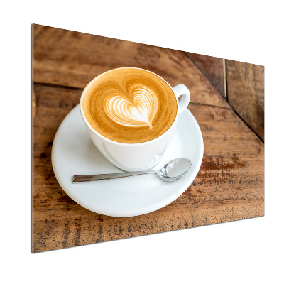 Küchen wandpaneel Kaffee in einer Tasse