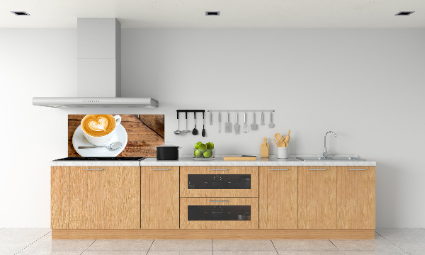 Küchen wandpaneel Kaffee in einer Tasse