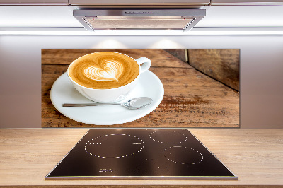 Küchen wandpaneel Kaffee in einer Tasse