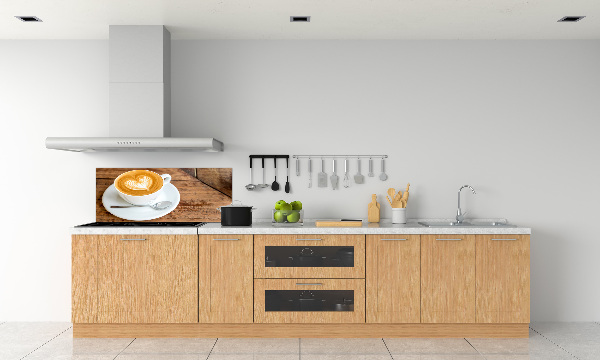 Küchen wandpaneel Kaffee in einer Tasse