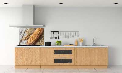 Platte für Küchenrückwand Frisches Baguette