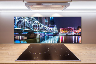 Glasrückwand für die küche Shanghai-Brücke