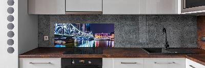 Glasrückwand für die küche Shanghai-Brücke