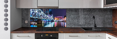 Glasrückwand für die küche Shanghai-Brücke