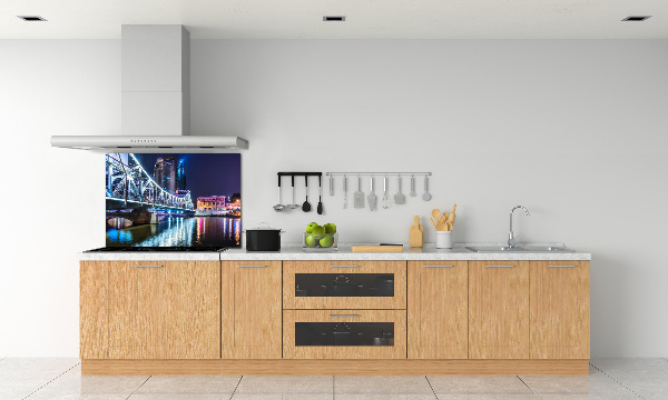 Glasrückwand für die küche Shanghai-Brücke