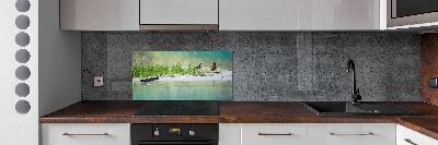 Platte für Küchenrückwand Enten am Wasser