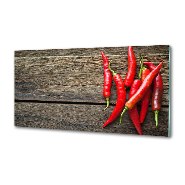 Platte für Küchenrückwand Chilischoten