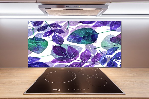 Küchen wandpaneel Bunte Blätter