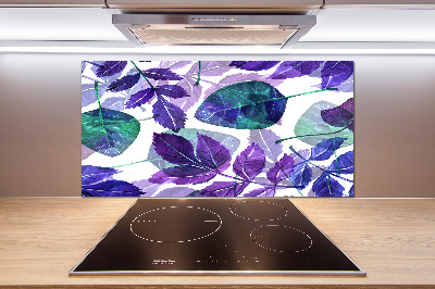 Küchen wandpaneel Bunte Blätter