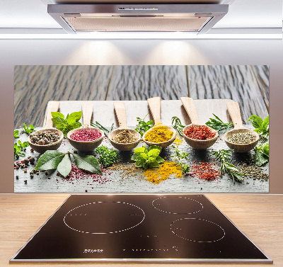 Küchen wandpaneel Bunte Gewürze