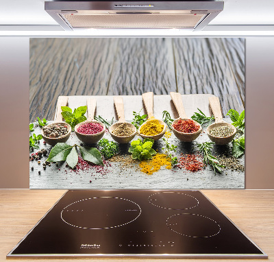 Küchen wandpaneel Bunte Gewürze