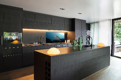 Platte für Küchenrückwand Großer Hai