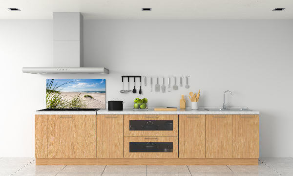 Platte für Küchenrückwand Strand von Mrzeżyno