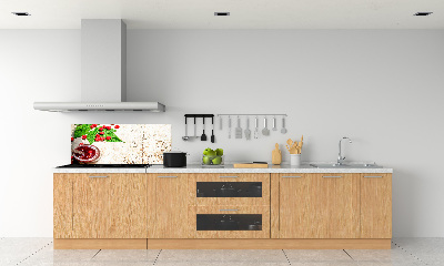 Küchen wandpaneel Himbeermarmelade