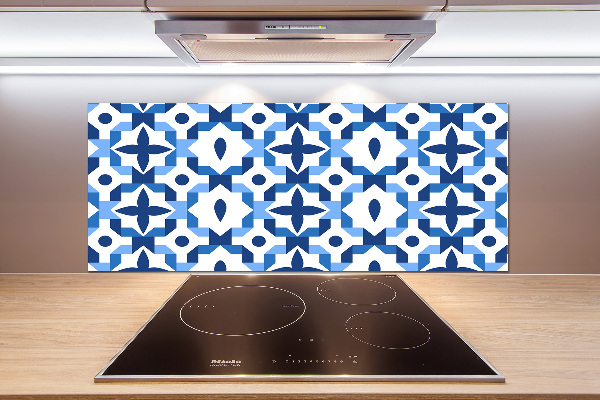 Glasrückwand für die küche Geometrischer Hintergrund