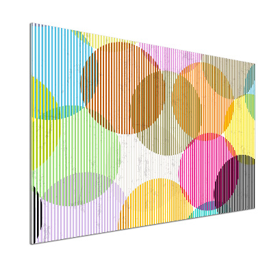 Glasrückwand für die küche Farbige Kreise