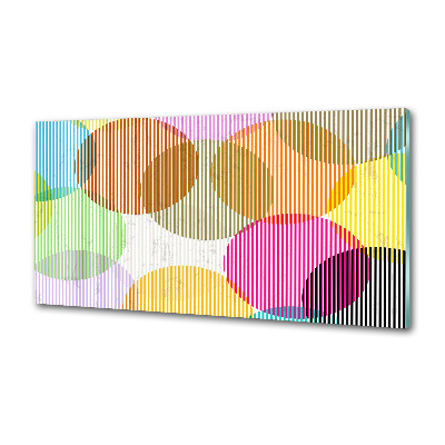 Glasrückwand für die küche Farbige Kreise