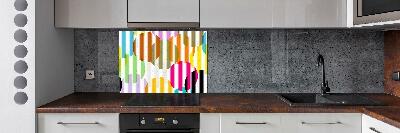 Glasrückwand für die küche Farbige Kreise