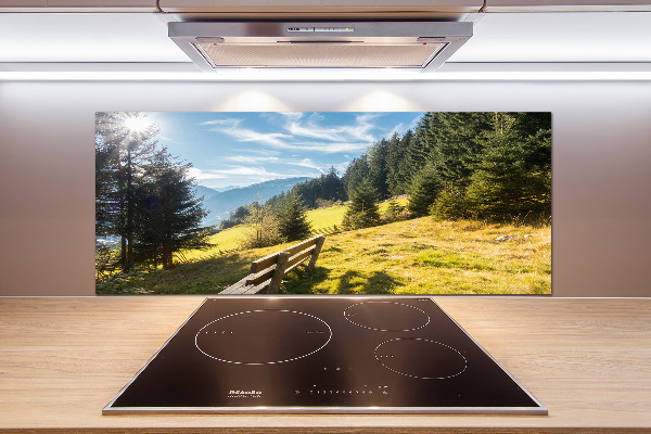 Platte für Küchenrückwand Herbst in den Bergen