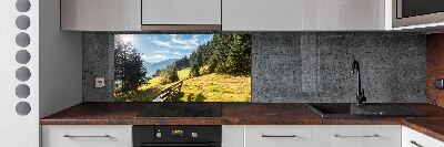 Platte für Küchenrückwand Herbst in den Bergen