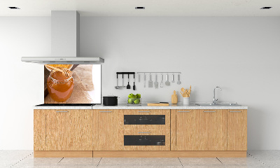 Platte für Küchenrückwand Honig