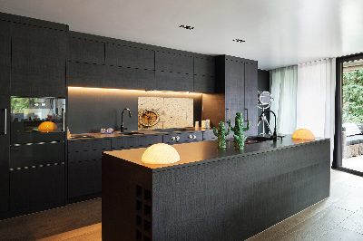 Küchen wandpaneel Kompass auf der Karte