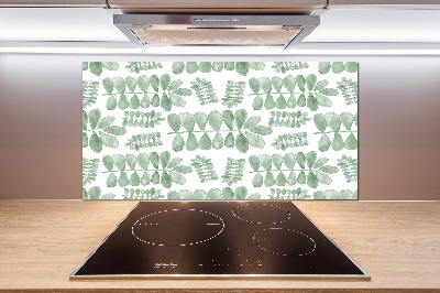 Küchen wandpaneel Grüne Blätter