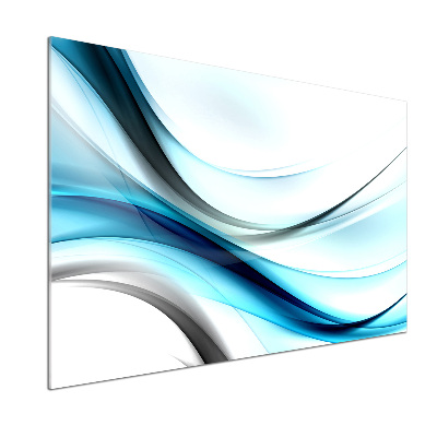 Glasrückwand für die küche Abstrakte Wellen