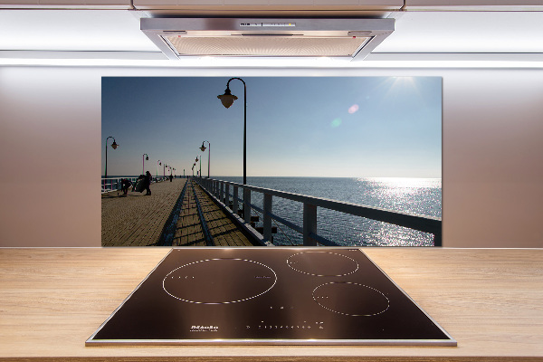 Glasrückwand für die küche Pier in Gdynia