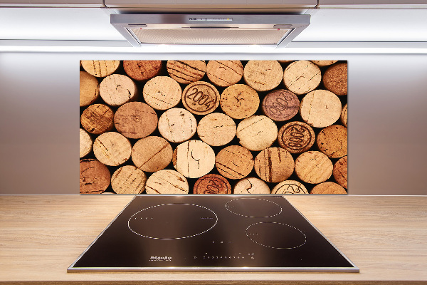 Platte für Küchenrückwand Weinkorken