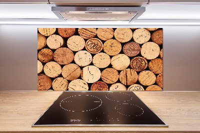 Platte für Küchenrückwand Weinkorken