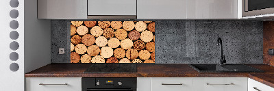 Platte für Küchenrückwand Weinkorken