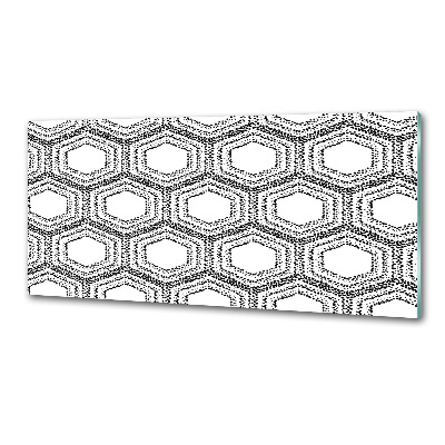 Platte für Küchenrückwand Geometrischer Hintergrund