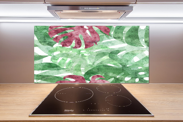 Küchen wandpaneel Monstera