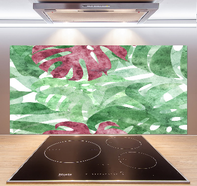 Küchen wandpaneel Monstera