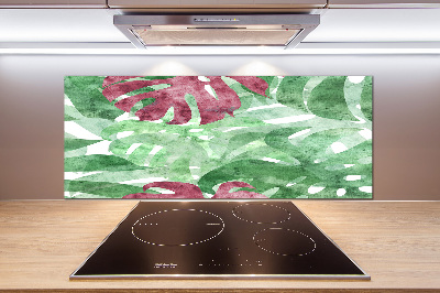 Küchen wandpaneel Monstera