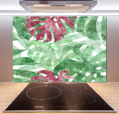 Küchen wandpaneel Monstera