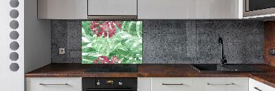 Küchen wandpaneel Monstera