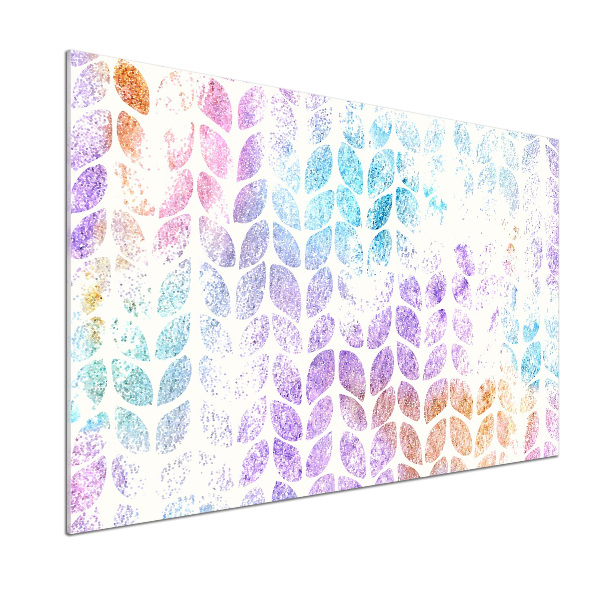 Platte für Küchenrückwand Bunte Blätter