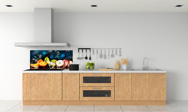 Küchen wandpaneel Obst und Wasser