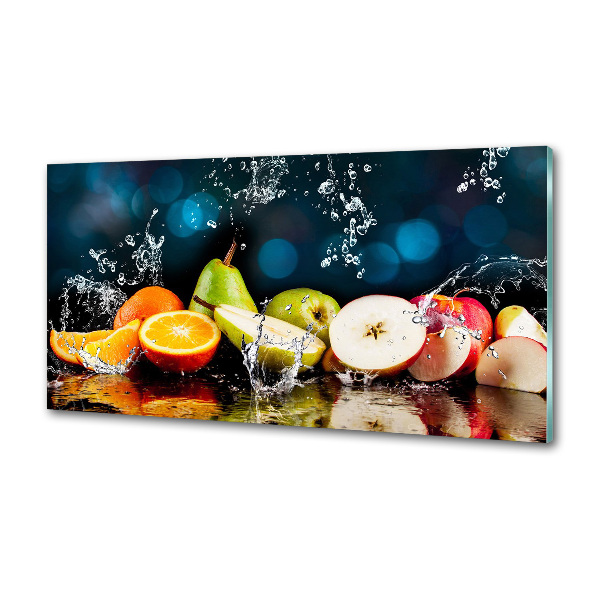 Küchen wandpaneel Obst und Wasser