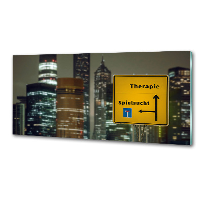 Küchen wandpaneel Therapie in der Stadt