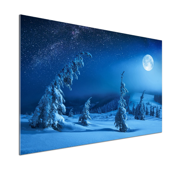 Glasrückwand für die küche Mondlicht