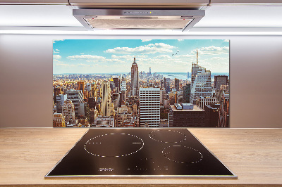 Küchen wandpaneel New York aus der Vogelperspektive