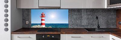 Küchen wandpaneel Leuchtturm